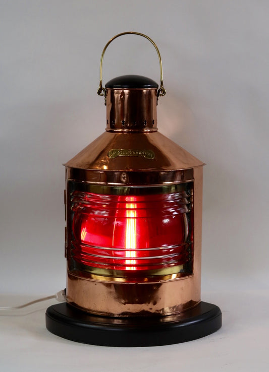 Dutch Ship Lantern with Copper Body - Lannan Gallery