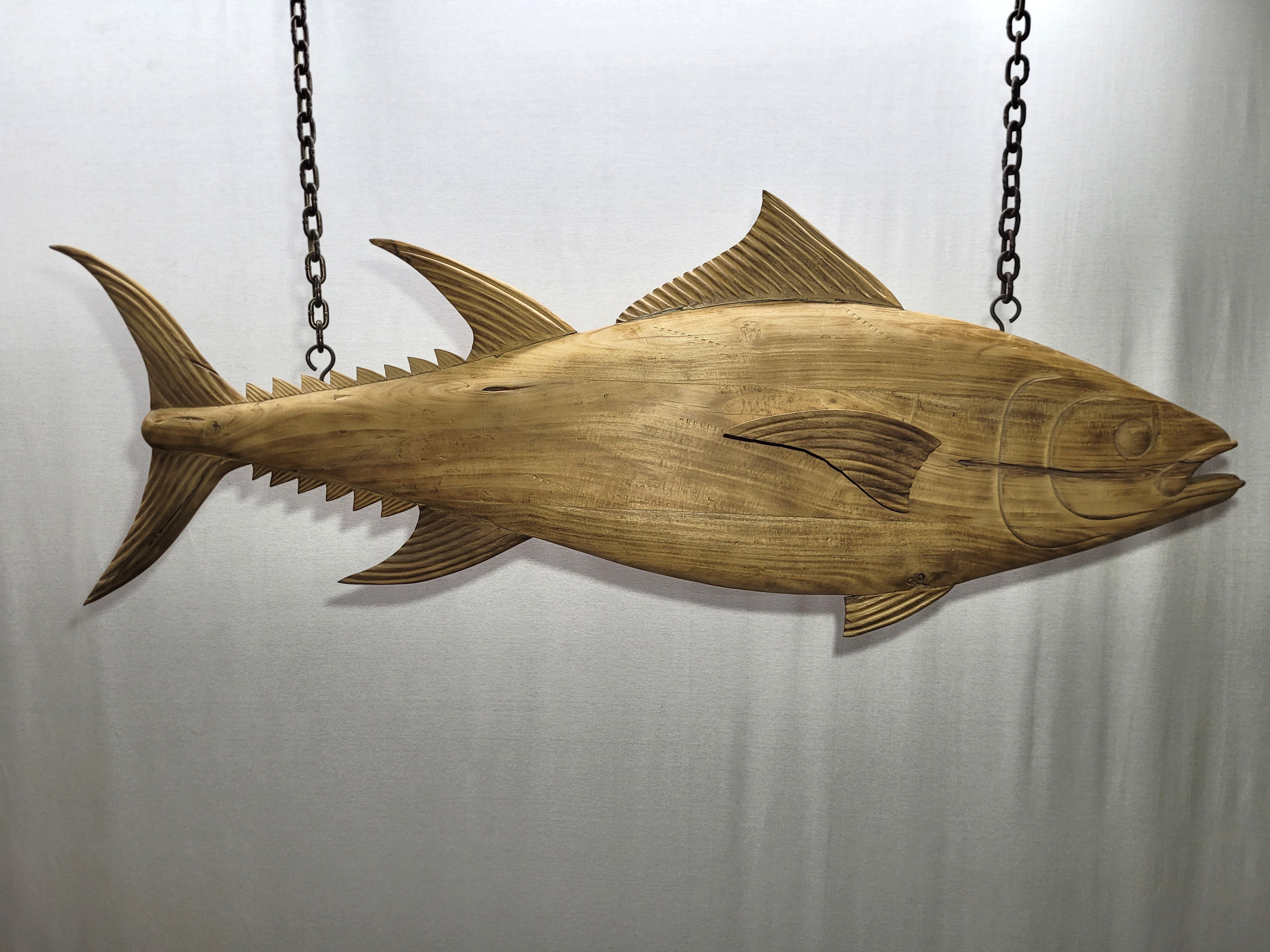 6-Foot Carved Atlantic Bluefin Tuna Trade Sign – Lannan Gallery