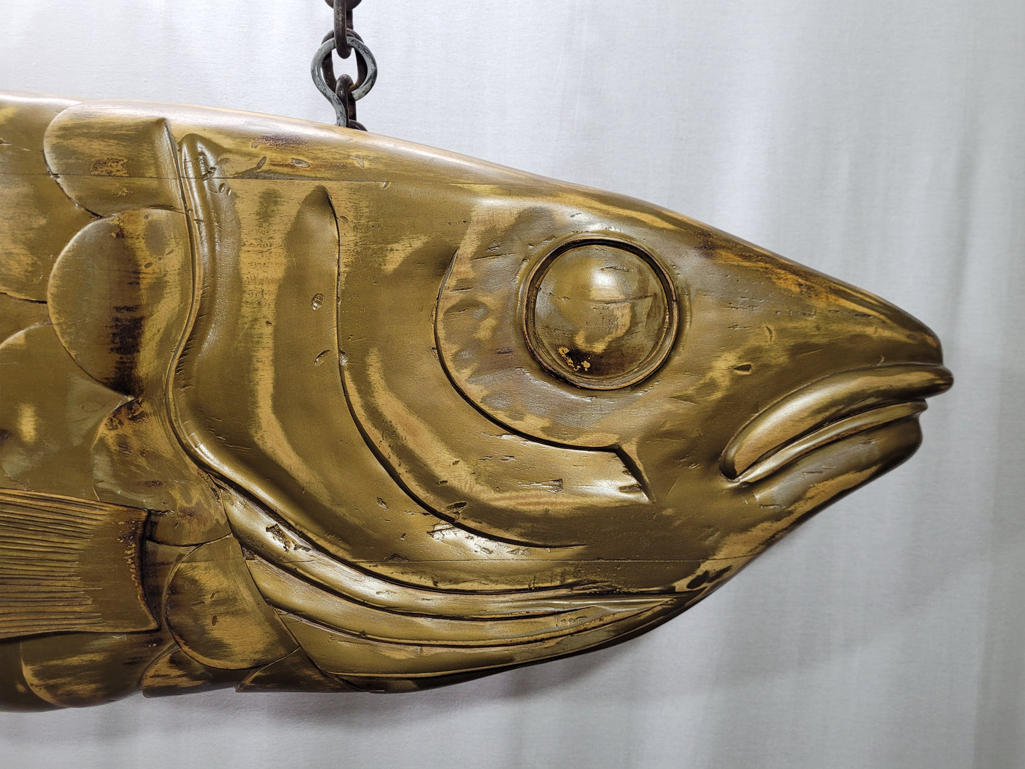 6- Foot Carved Codfish Trade Sign - Lannan Gallery