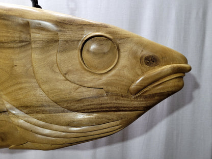 6- Foot Carved Codfish Trade Sign - Lannan Gallery