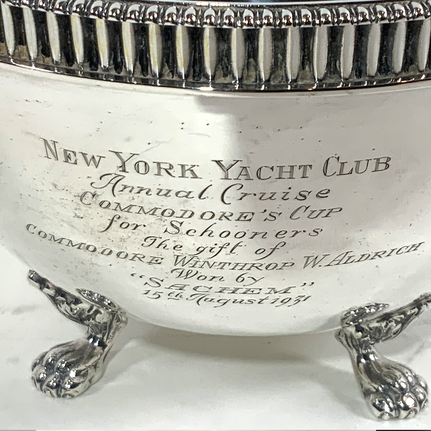 New York Yacht Club Sterling Yachting Trophy - Lannan Gallery