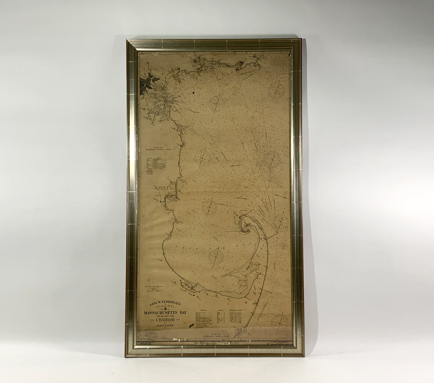 Ocean Chart Of Massachusetts Bay - Lannan Gallery
