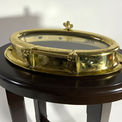 Oval Catboat Porthole Table - Lannan Gallery