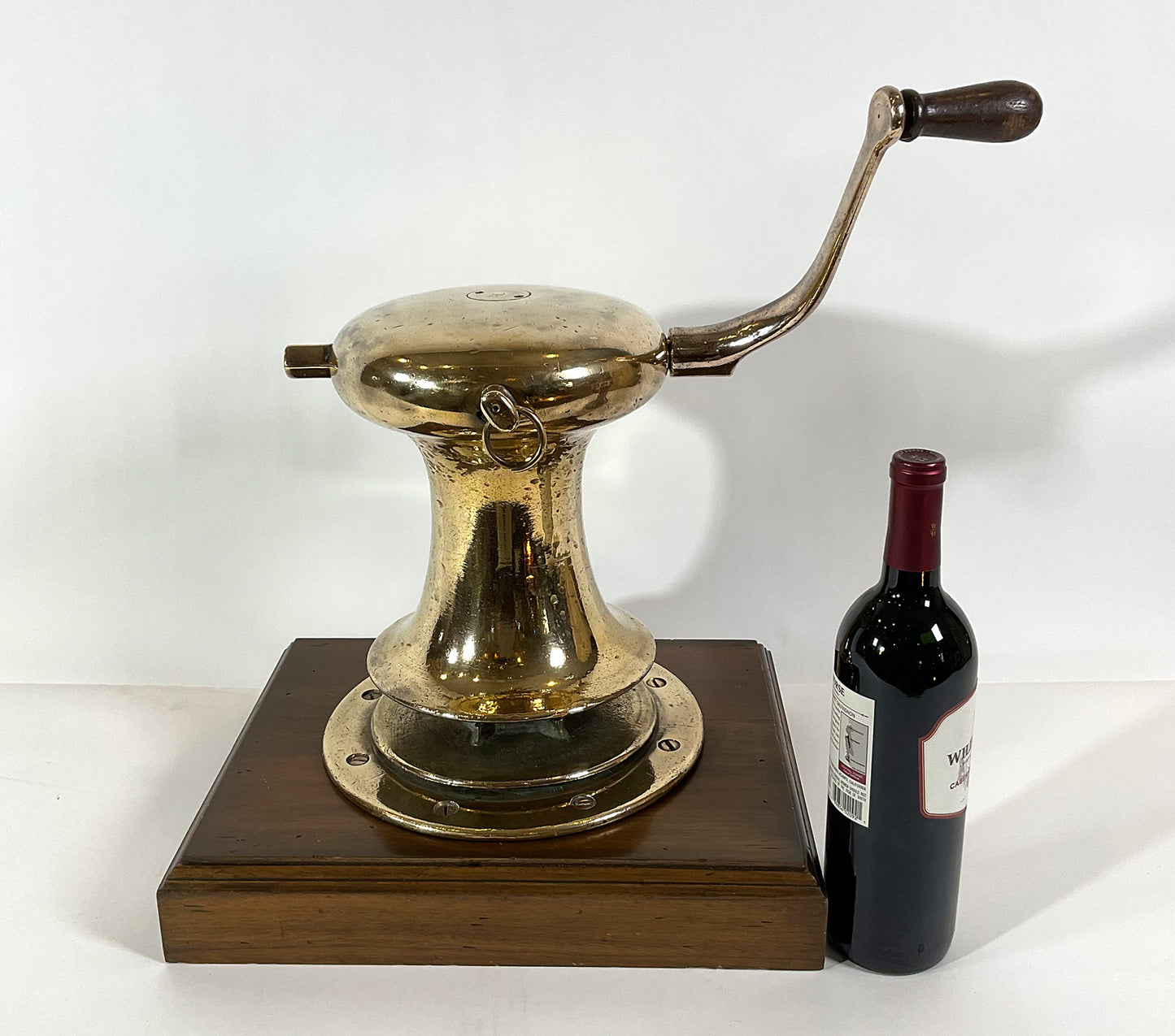 Polished Brass Yacht Capstan By Hereshoff - Lannan Gallery