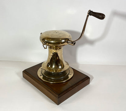 Polished Brass Yacht Capstan By Hereshoff - Lannan Gallery