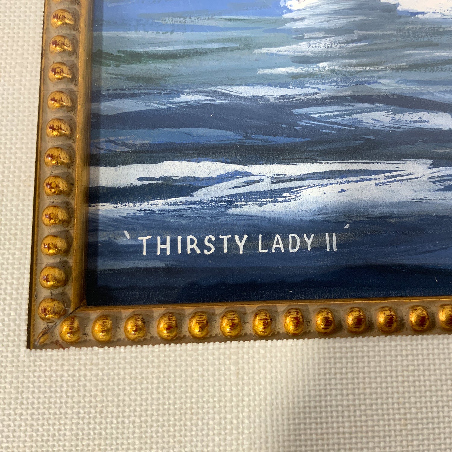 Portrait of Motor Yacht Thirsty Lady II - Lannan Gallery