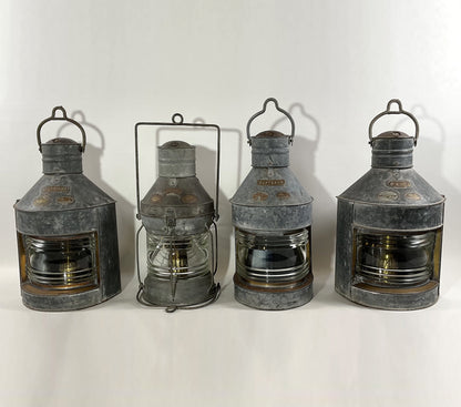 Rare Set Of Four Ships Lanterns - Lannan Gallery