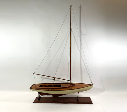 Scale Model Of A Herreshoff Yacht - Lannan Gallery