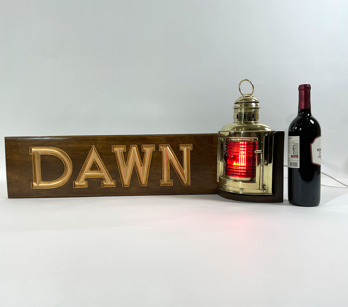 Ship Lantern With Nameboard "Dawn" - Lannan Gallery