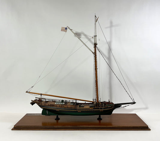 Ship Model "Hudson River Sloop Illinois" - Lannan Gallery