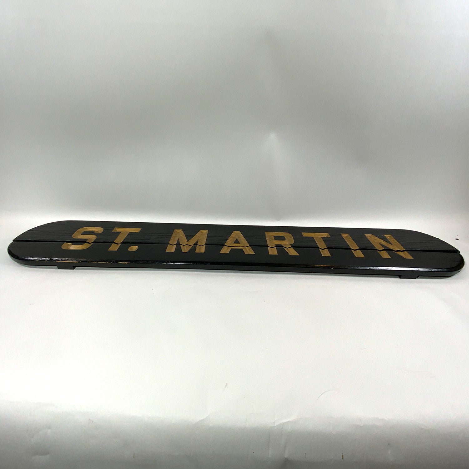 Ship Name Board From NY Tugboat "St. Martin" - Lannan Gallery