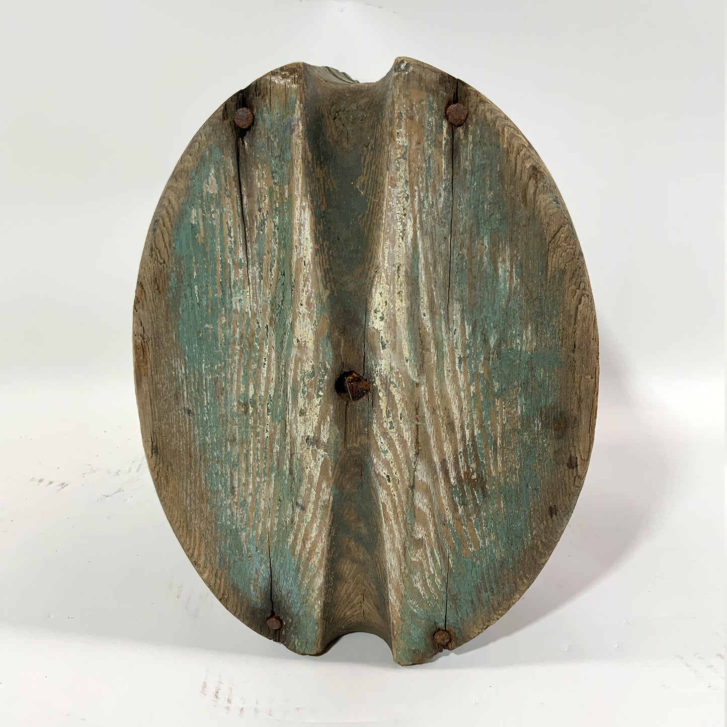 Ships Pulley With Three Wood Sheaves - Lannan Gallery
