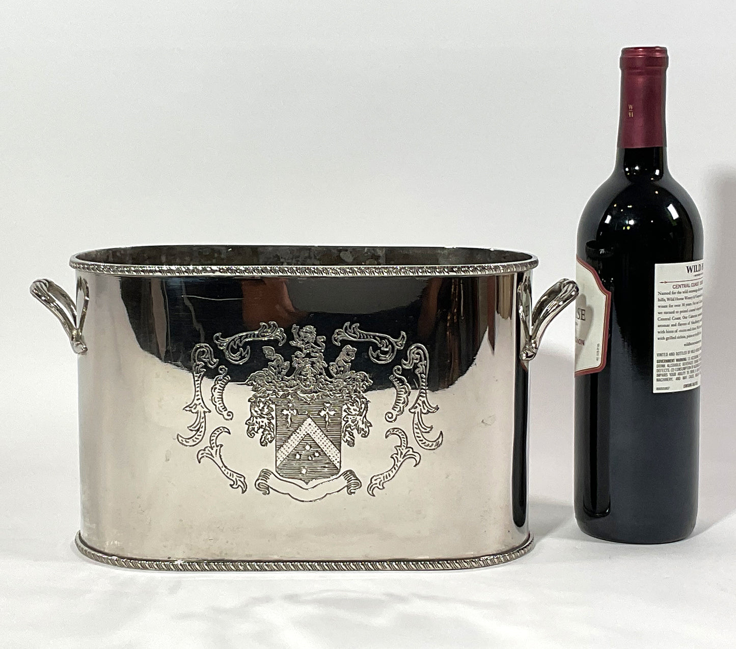 Silver-plated Two Bottle Wine Cooler - Lannan Gallery
