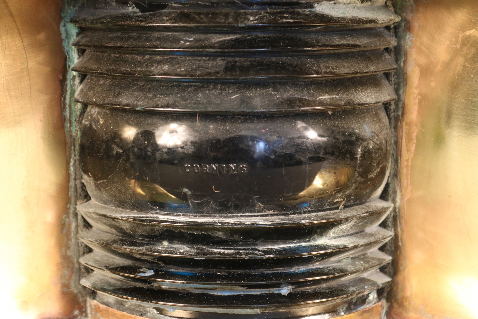 Perko Brass Port & Starboard Lanterns with Shrouds - Lannan Gallery
