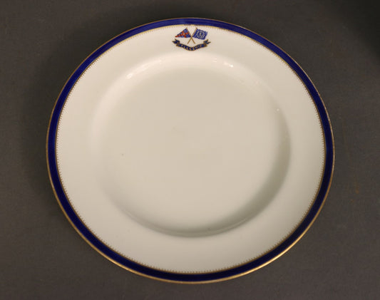 Luncheon Plate | Minton | New York Yacht Club | 1898 - Lannan Gallery