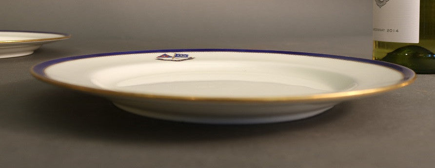 Luncheon Plate | Minton | New York Yacht Club | 1898 - Lannan Gallery