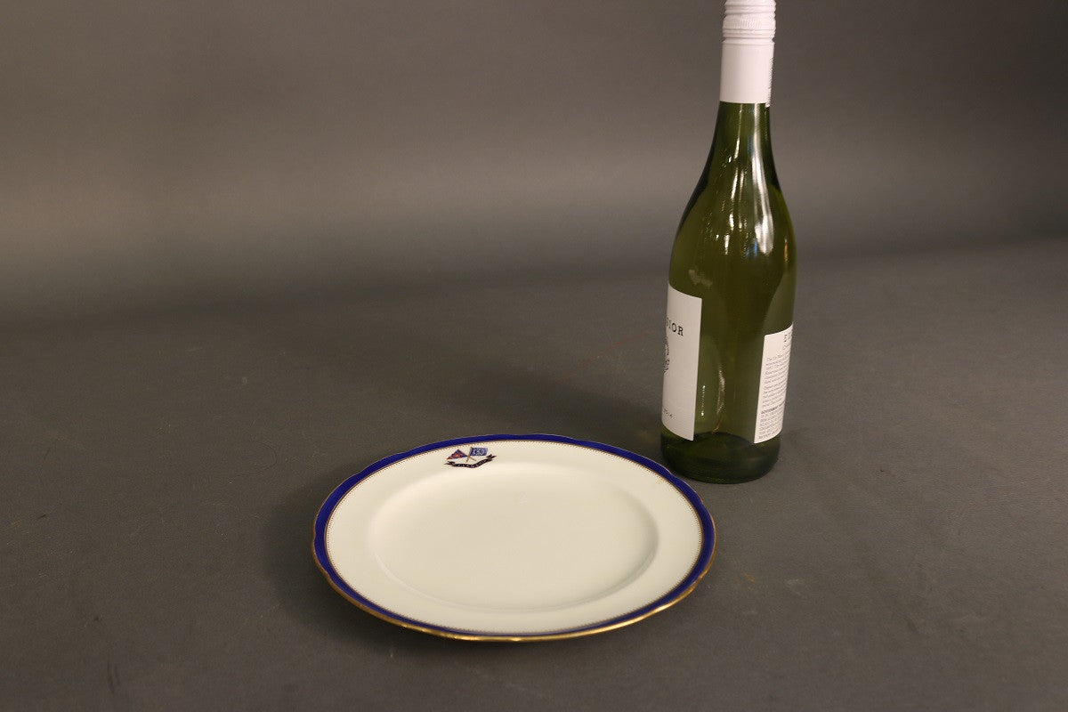Luncheon Plate | Minton | Scalloped Border | J.P. Morgan's Corsair | 1890 - Lannan Gallery
