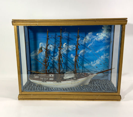 Windjammer Ship Model Diorama - Lannan Gallery