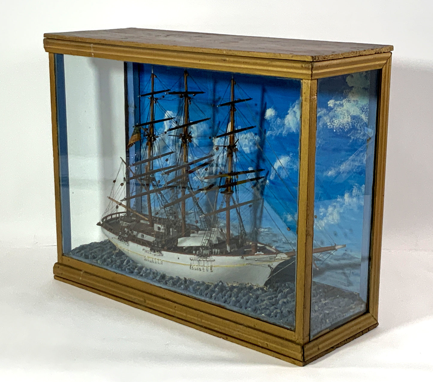 Windjammer Ship Model Diorama - Lannan Gallery