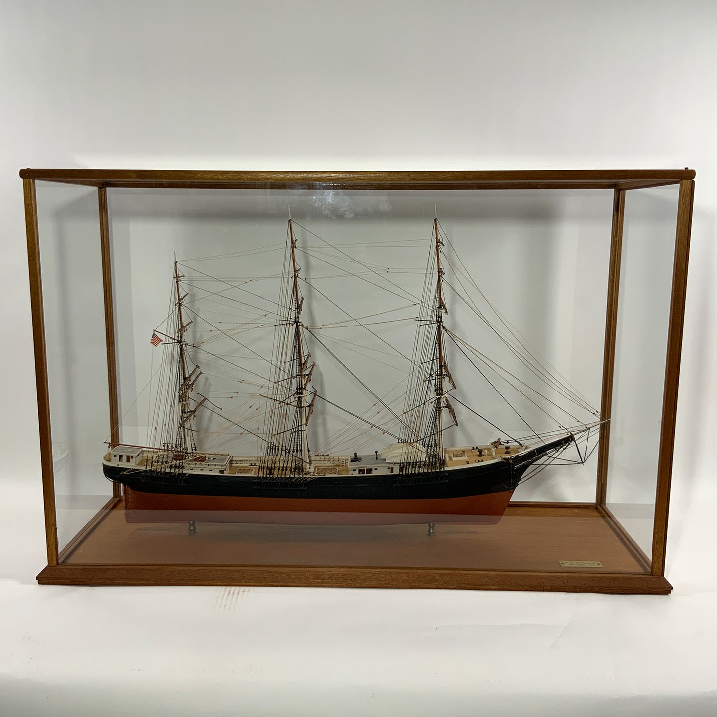 Wood Cased Ship Model Of The Bent F. Packard of Seattle - Lannan Gallery