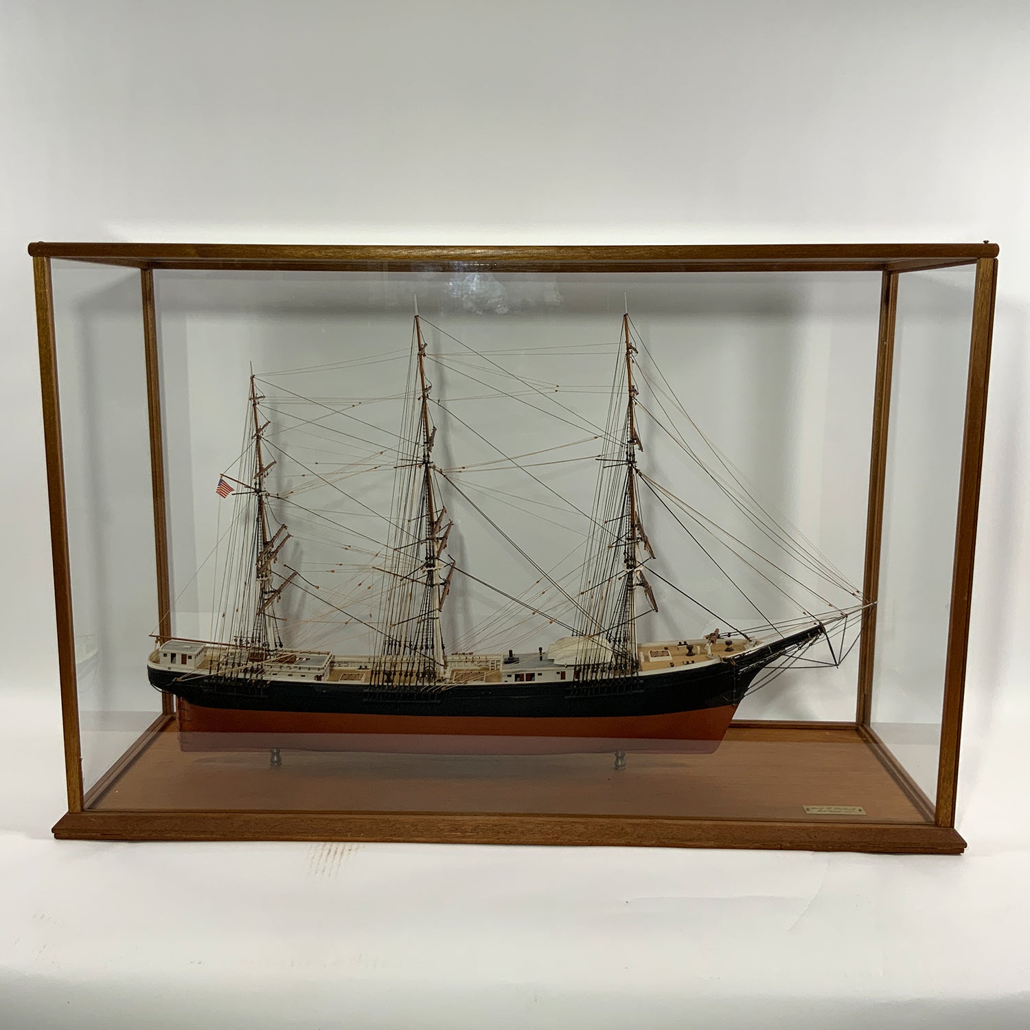 Wood Cased Ship Model Of The Bent F. Packard of Seattle - Lannan Gallery