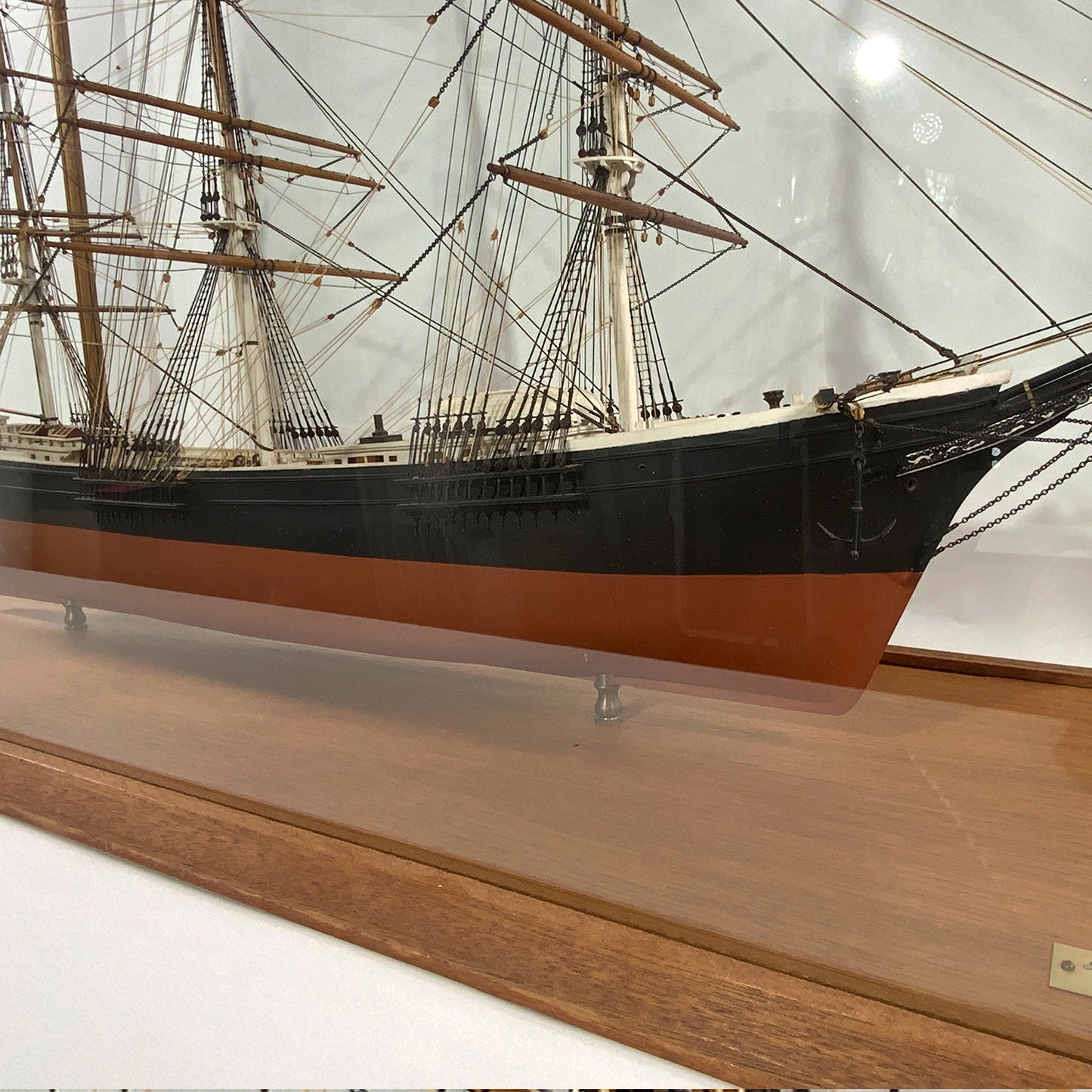 Wood Cased Ship Model Of The Bent F. Packard of Seattle - Lannan Gallery
