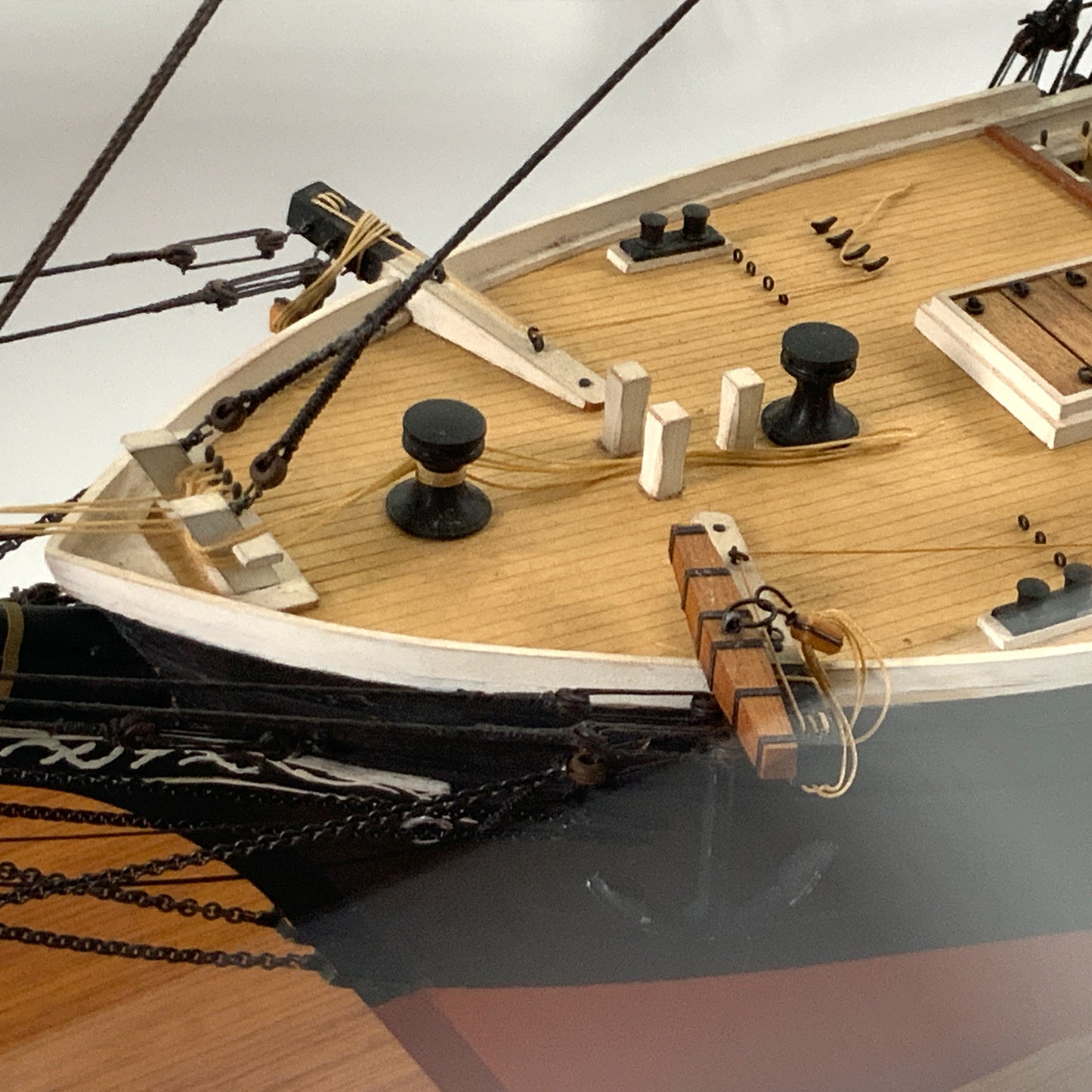 Wood Cased Ship Model Of The Bent F. Packard of Seattle - Lannan Gallery