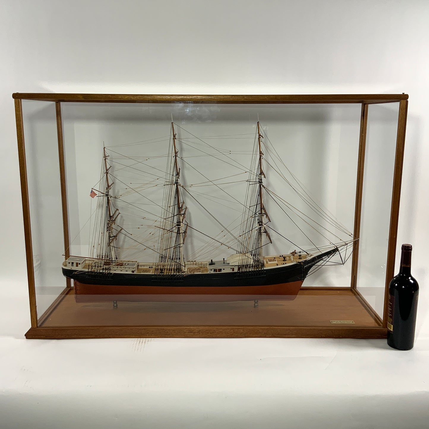 Wood Cased Ship Model Of The Bent F. Packard of Seattle - Lannan Gallery