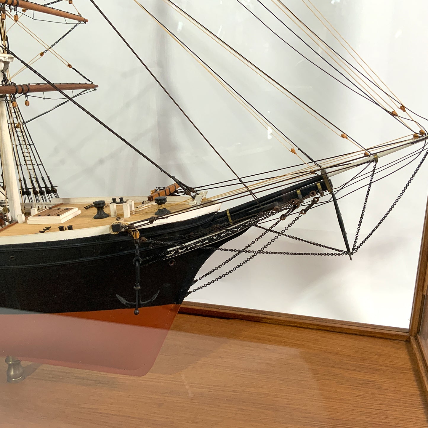 Wood Cased Ship Model Of The Bent F. Packard of Seattle - Lannan Gallery