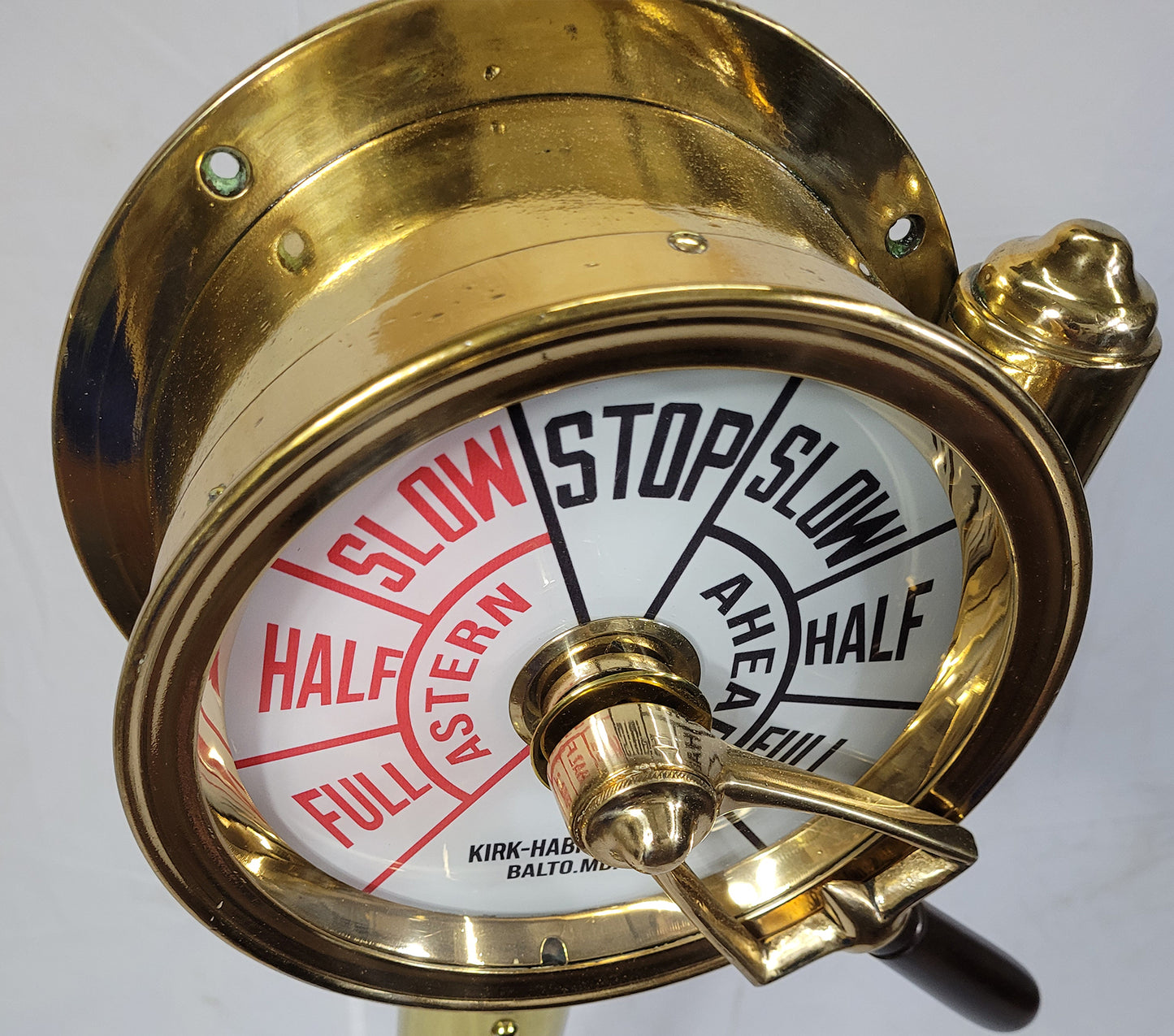 Solid Brass Ships Engine Order Telegraph - Lannan Gallery