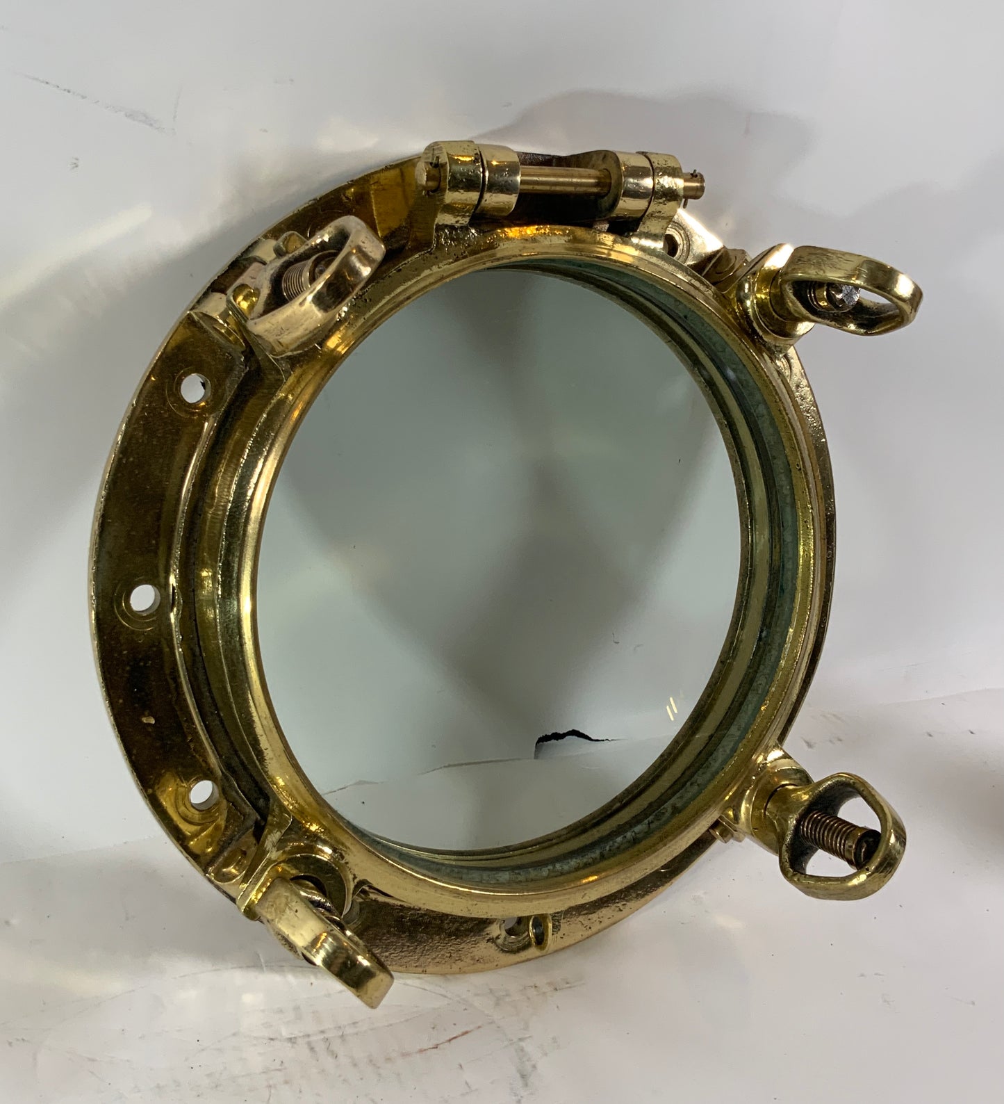 Authentic Solid Brass Ship's Porthole - Lannan Gallery