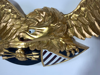 Gold Carved Louisburg Eagle - Lannan Gallery