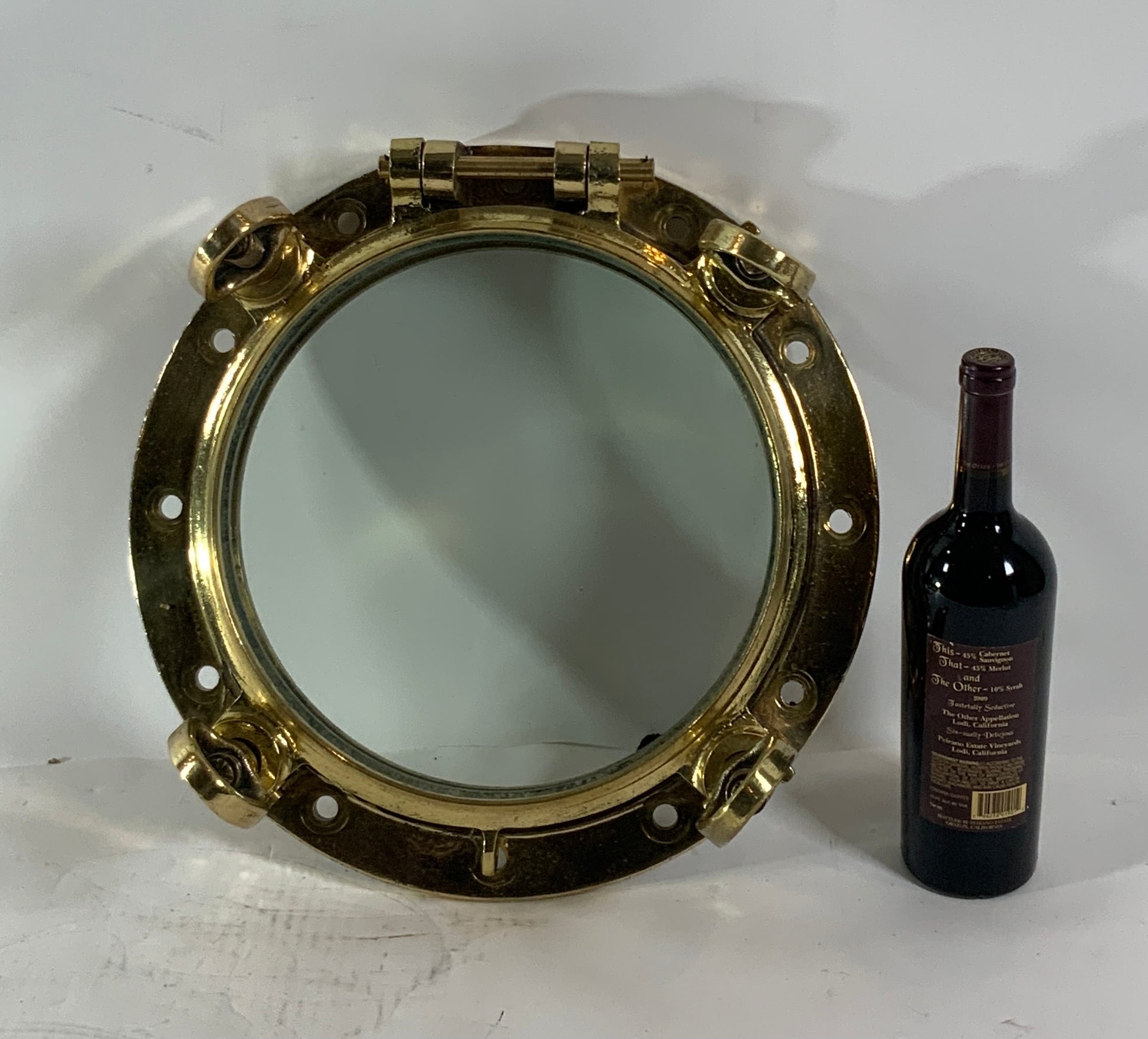 Authentic Solid Brass Ship's Porthole - Lannan Gallery