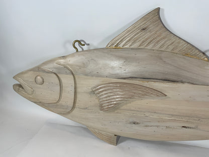 Six Foot Carved Wood Tuna Fish - Lannan Gallery