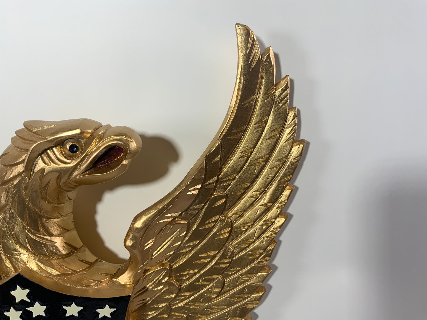 Gold Federal Carved Eagle - Lannan Gallery