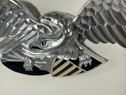 Silver Carved Wooden Eagle | Great Seal | "Louisburg" - Lannan Gallery