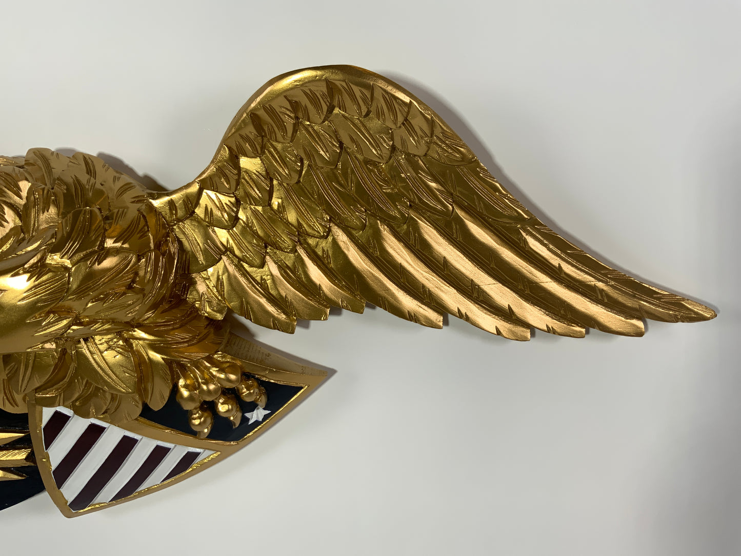 Gold Carved Louisburg Eagle - Lannan Gallery