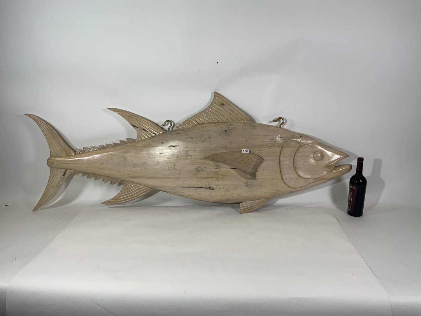 Six Foot Carved Wood Tuna Fish - Lannan Gallery