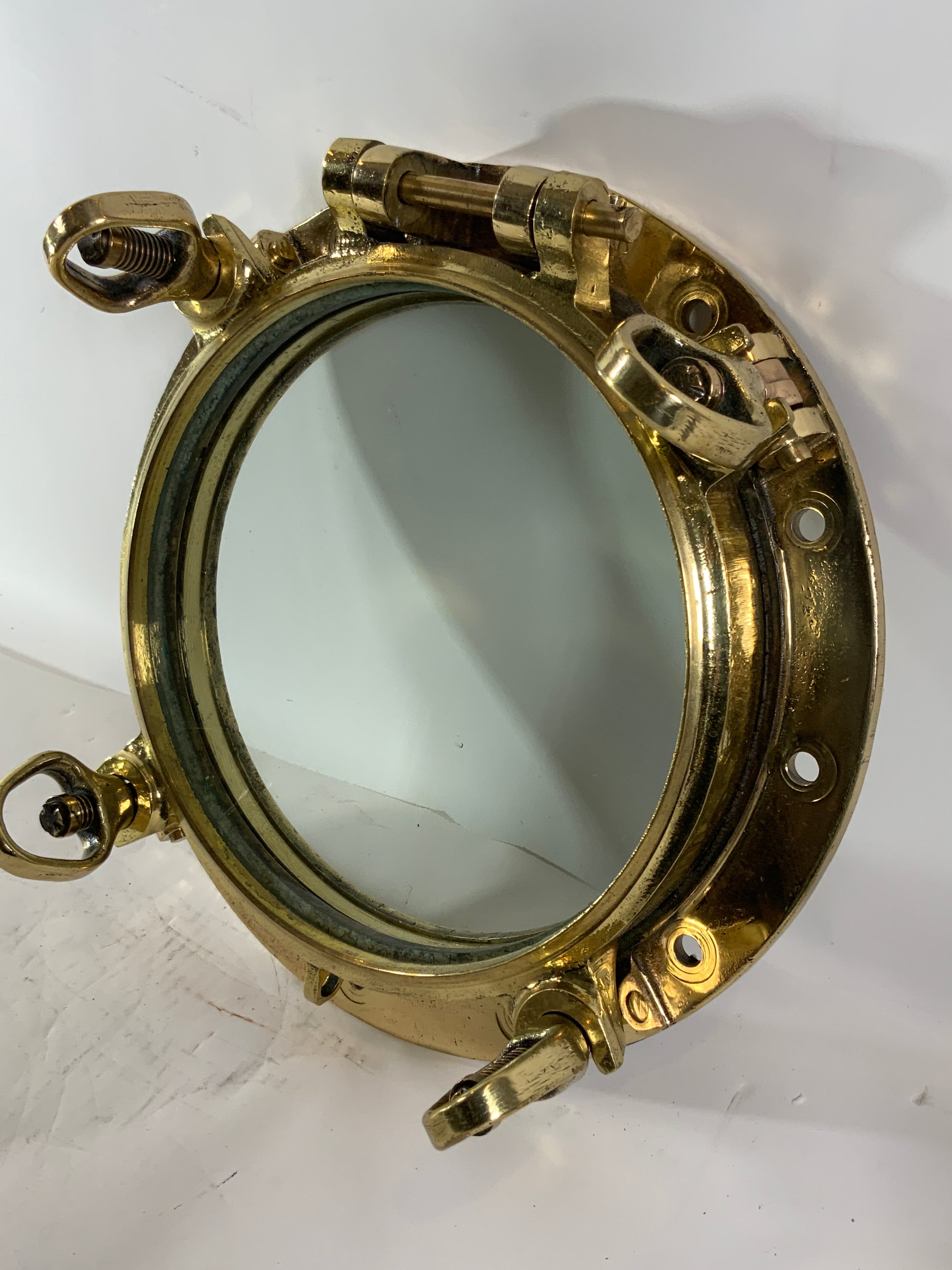 Authentic Solid Brass Ship's Porthole - Lannan Gallery