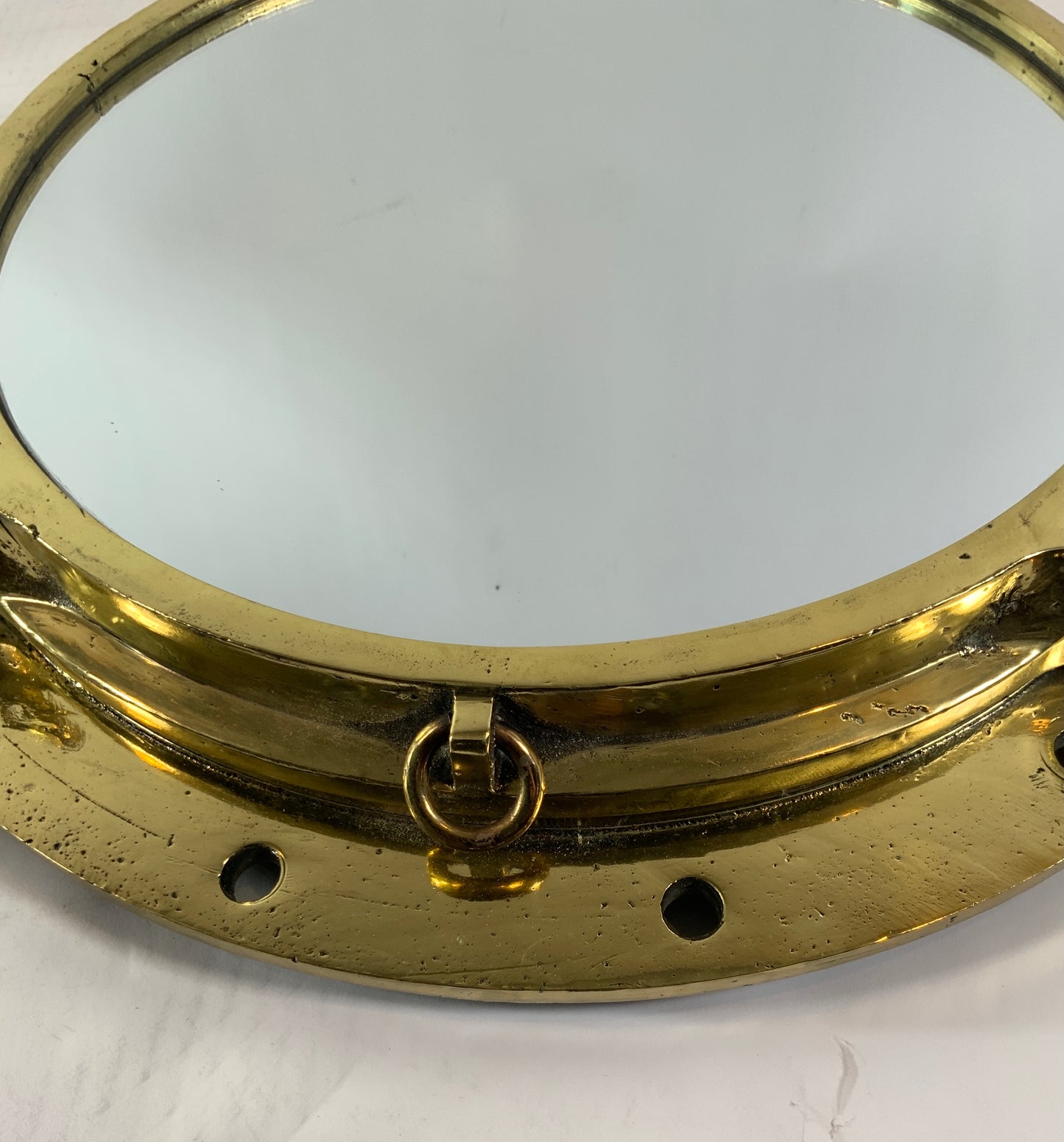21 Inch Solid Brass Ship's Porthole - Lannan Gallery