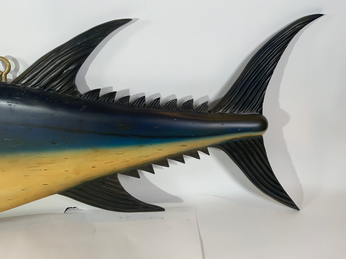 Carved Tuna Fish With Painted Finish - Lannan Gallery