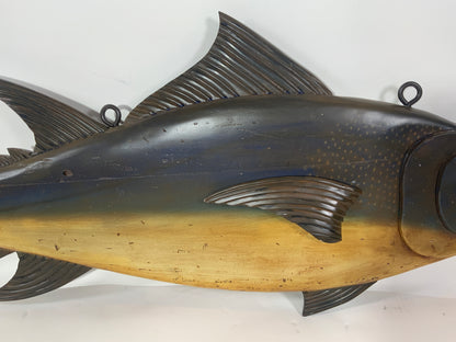 Carved And Painted Tuna Fish Trade Sign - Lannan Gallery