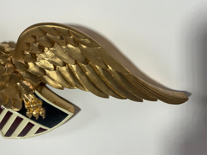 Gold Carved Wooden Eagle | Great Seal | "Louisburg" - Lannan Gallery