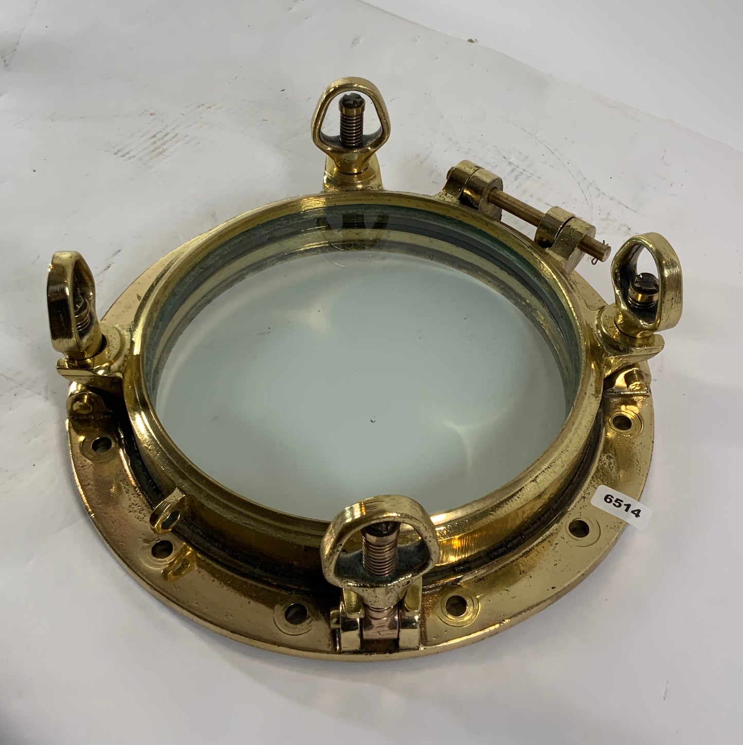 Authentic Solid Brass Ship's Porthole - Lannan Gallery