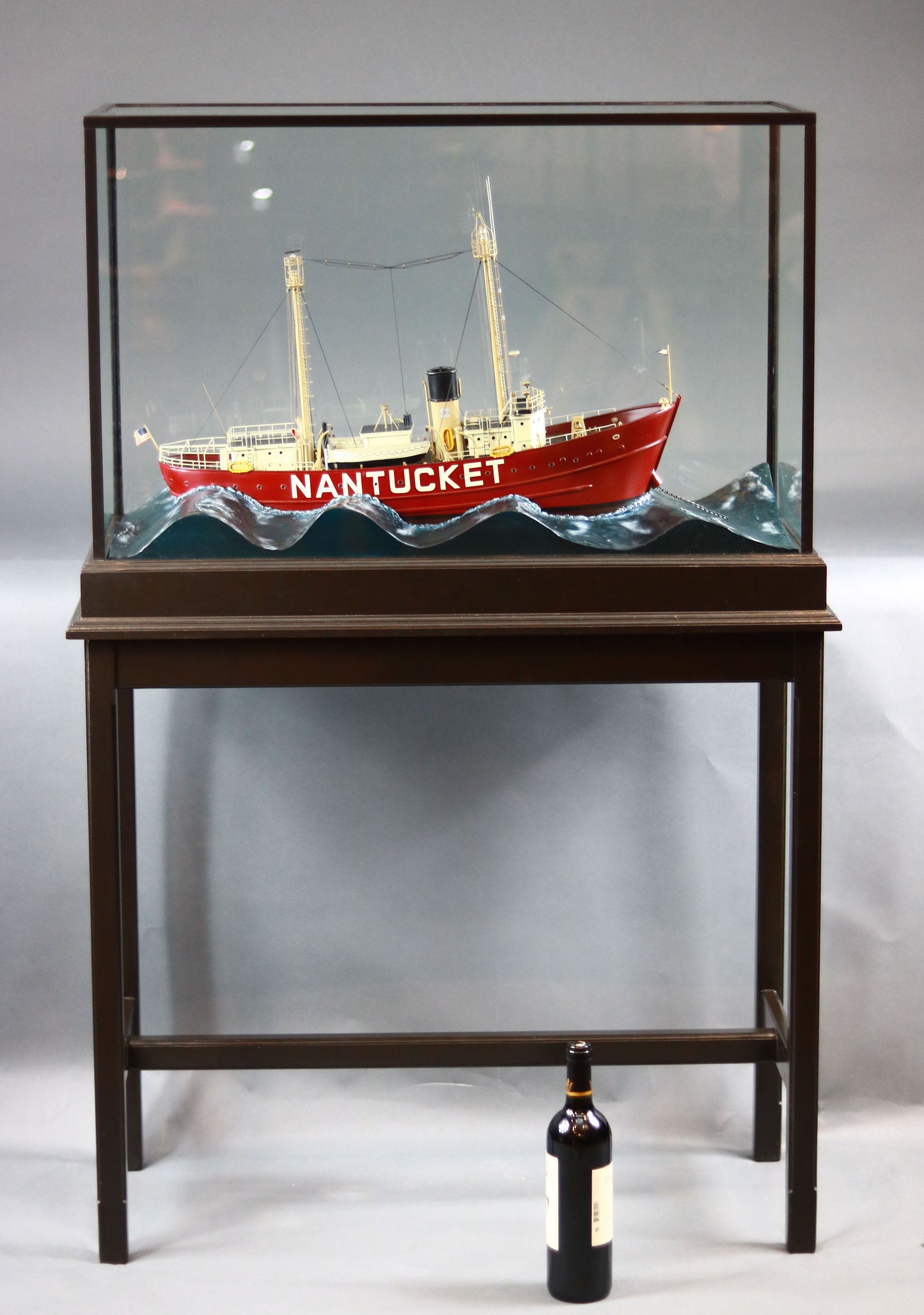 Cased Diorama | Nantucket Lightship - Lannan Gallery